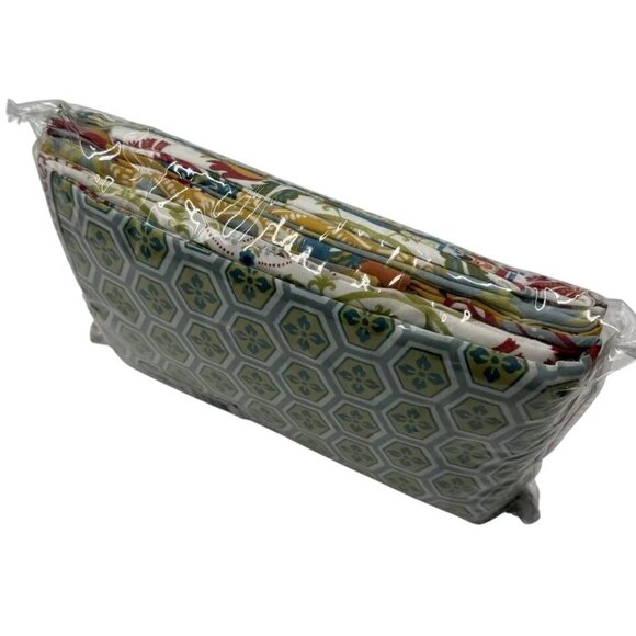 Barefoot Bungalow Thalia Multicolor Geometric Window Curtain Panel Tieback Set - Picture 2 of 7